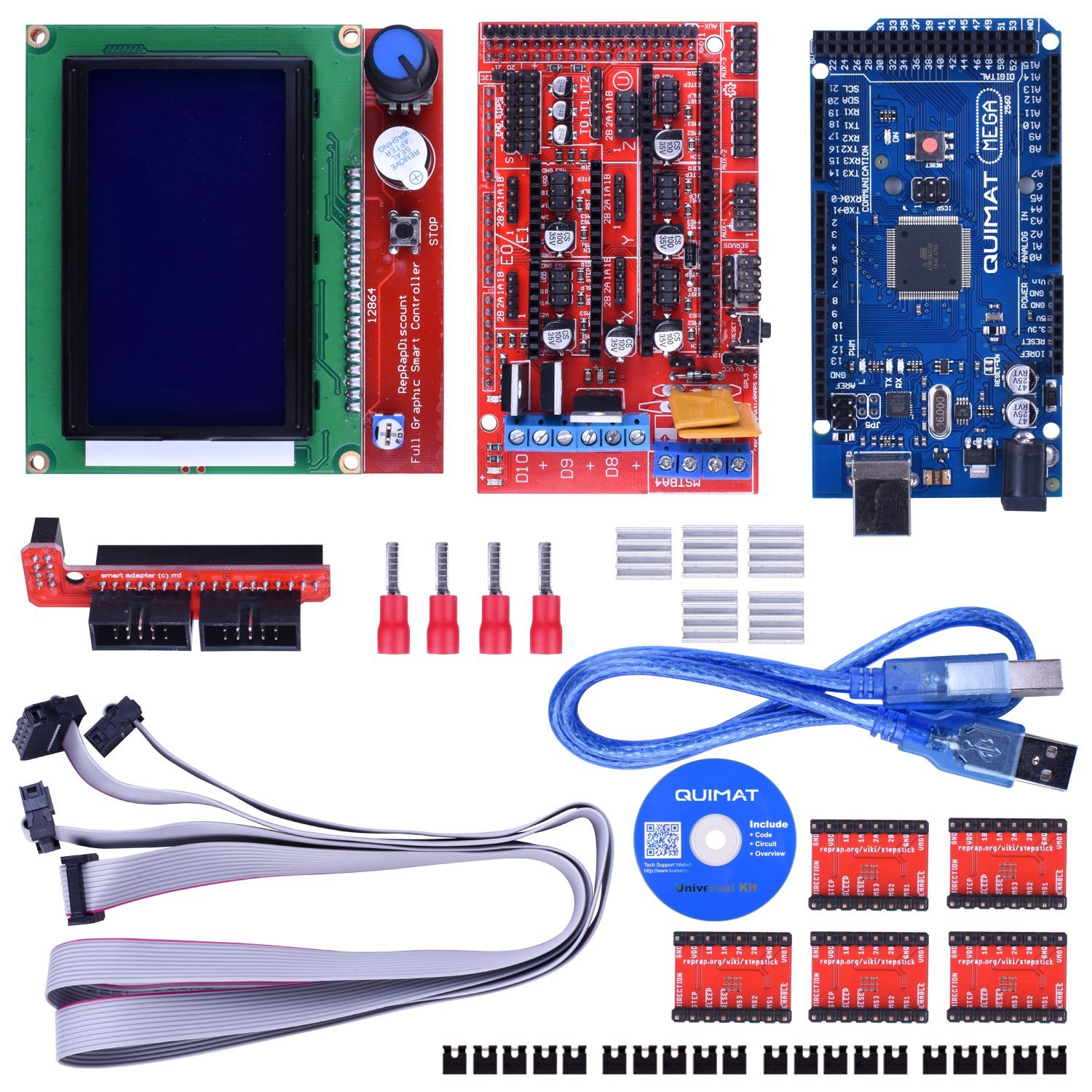Kit Quimat Arduino Ramps 1.4 - VENTE FLASH - Nozzler