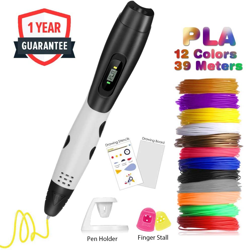 Stylo 3D Fede + 12x3.3M Filaments PLA - IMPRIMANTE 3D - Nozzler