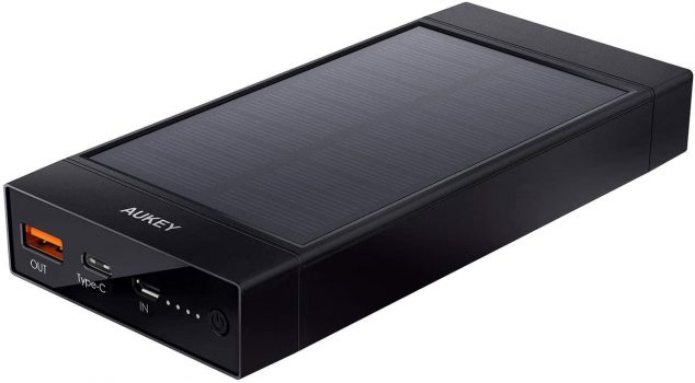 batterie Externe solaire Aukey