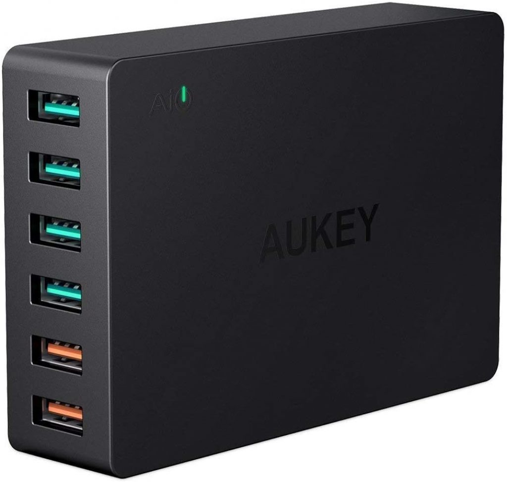 aukey chargeur 6 ports 60w