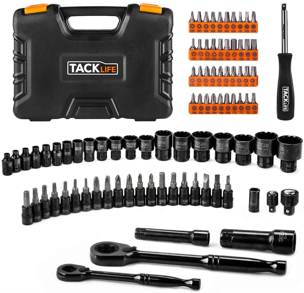 Boite à outils tacklife douilles
