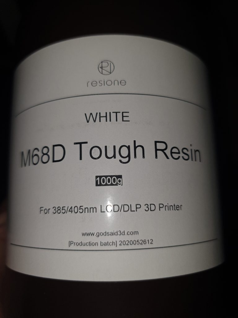 Résine ABS Like ‘Tough’ M68D Blanche Resione