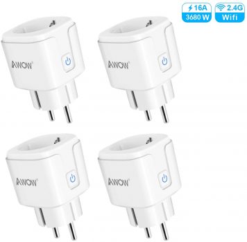 prise connectee AWOW x4