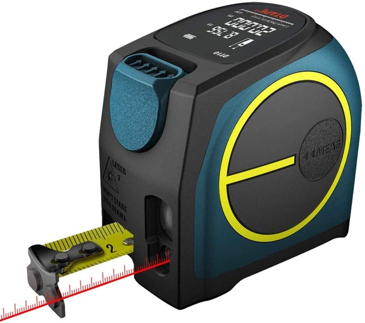 Ruban laser à mesurer 40m 60m Nivellement électronique Laser Bande numérique  Roulette numérique Laser Distance Mètre Outils de Distance Laser