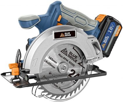 scie circulaire blue ridge sans fil 18V