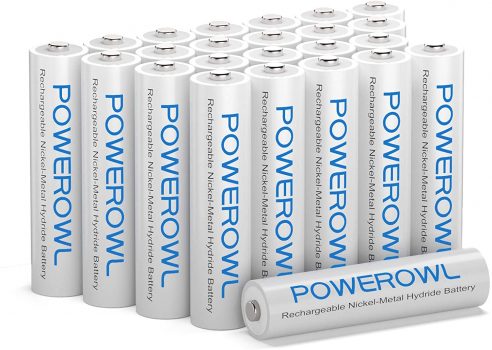 pile rechargeables x24 AAA
