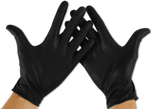 gants nitriles noir