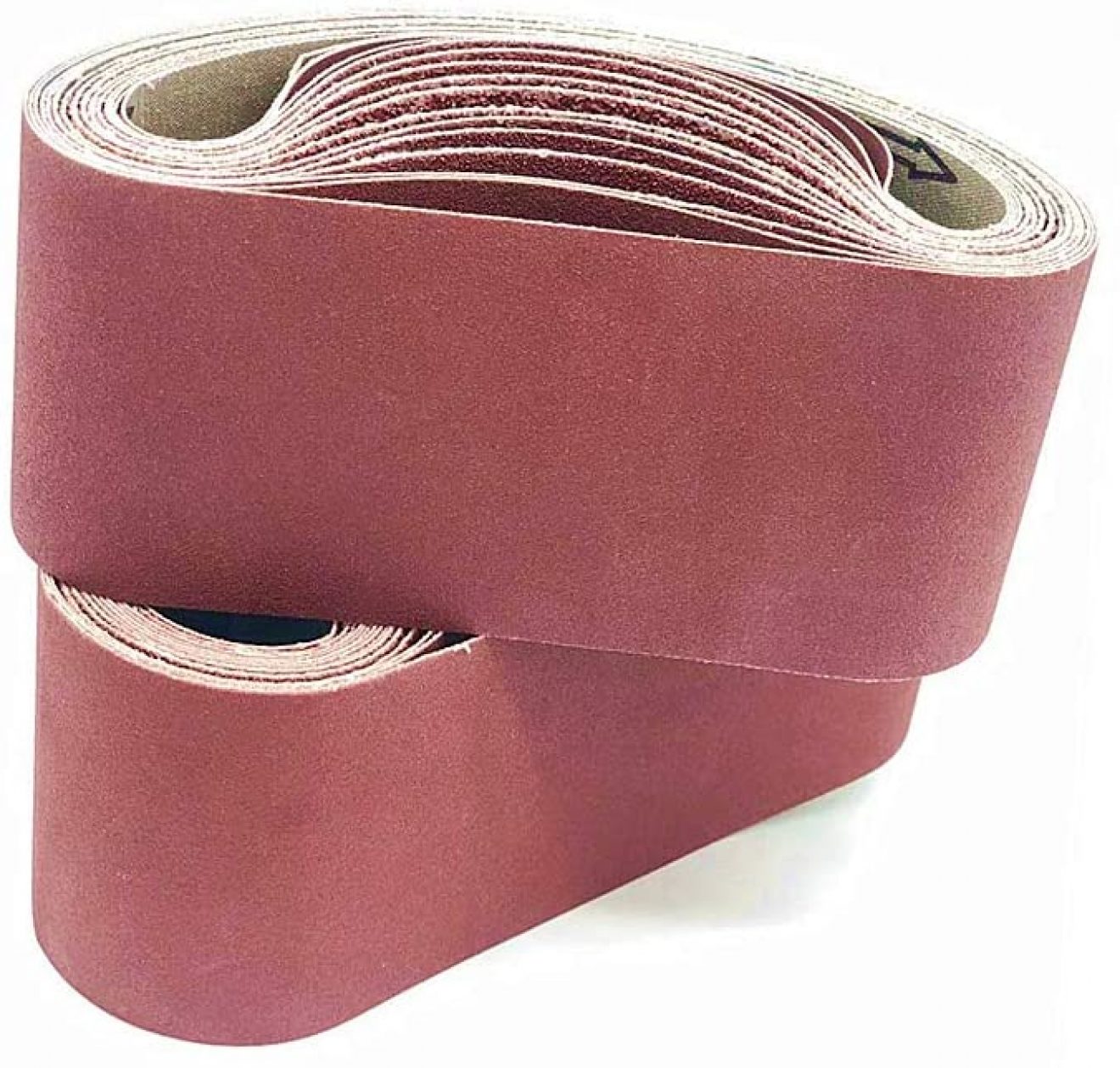 Lot De 5 Bandes Abrasives Pour Ponceuse à Bande - Grains 60/80/100/120/240, Dimensions 457x75mm, En Oxyde D'aluminium Durable - 10
