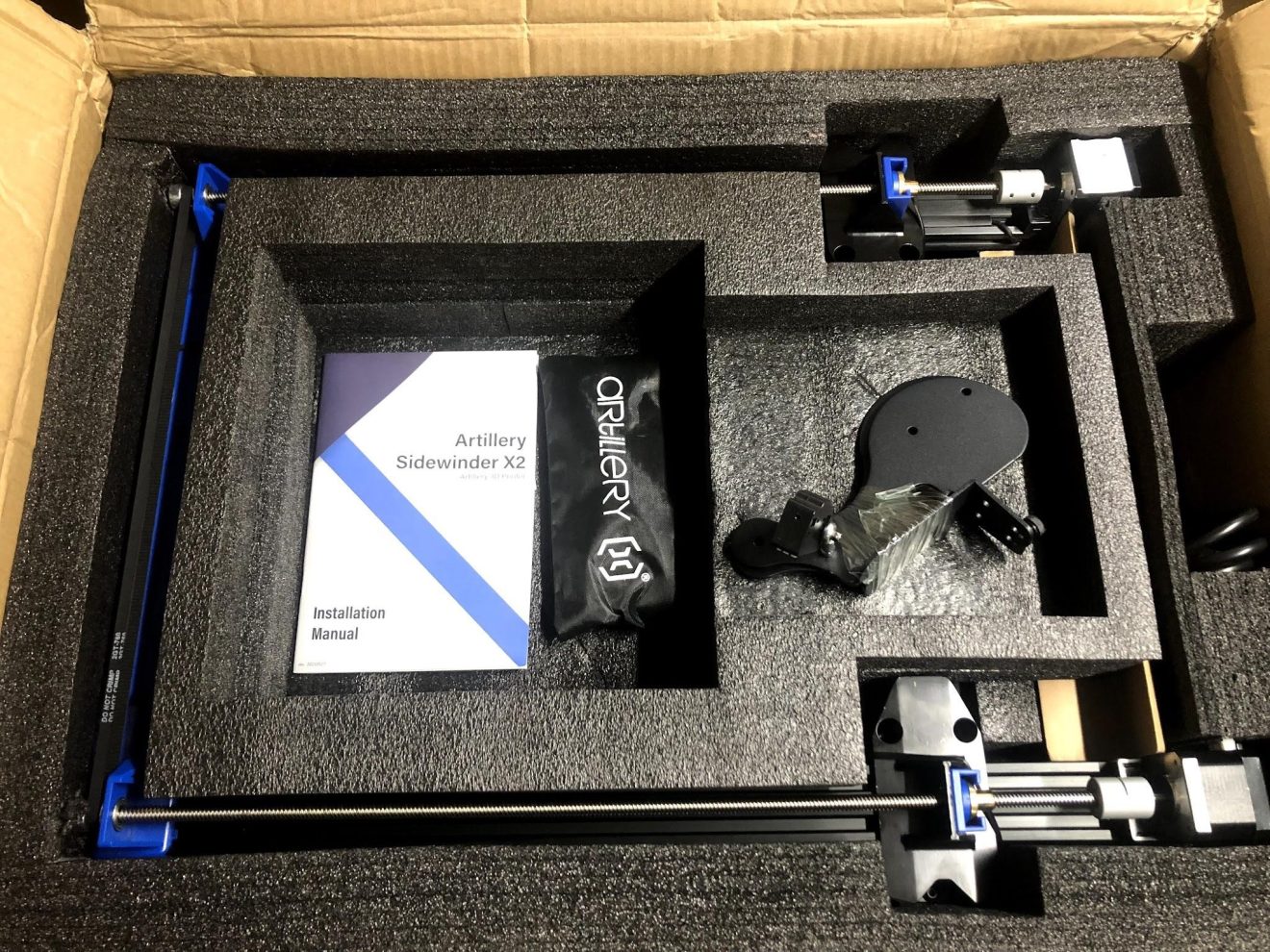 Test de l’Artillery Sidewinder X2 Nozzler