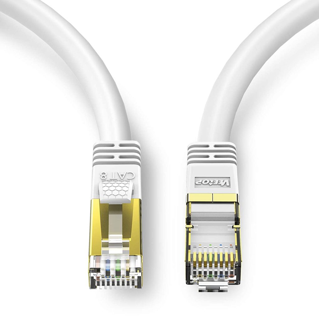 Câble Ethernet Cat 8, CÂBLE réseau Internet haut débit HAUTE