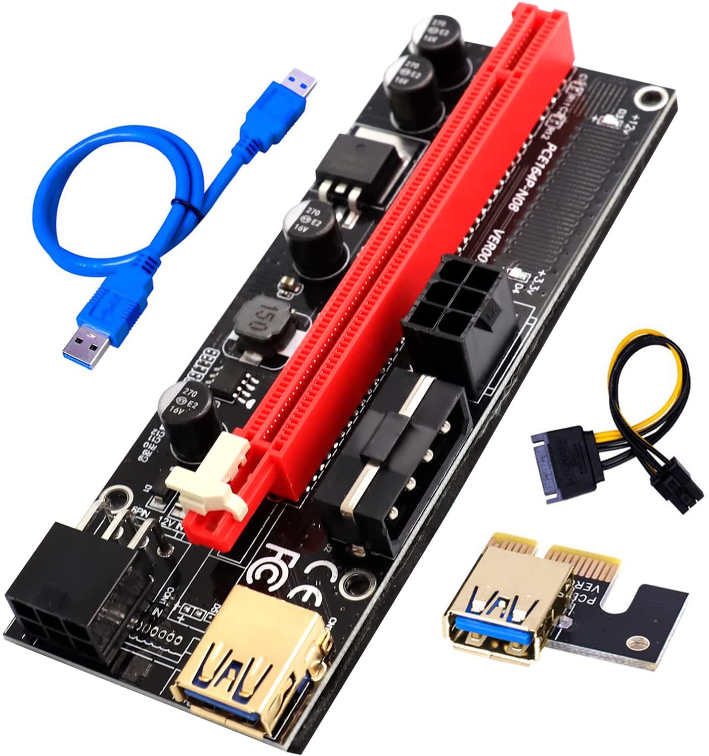 PCI-E Riser 009S - CONSOMMABLES - Nozzler