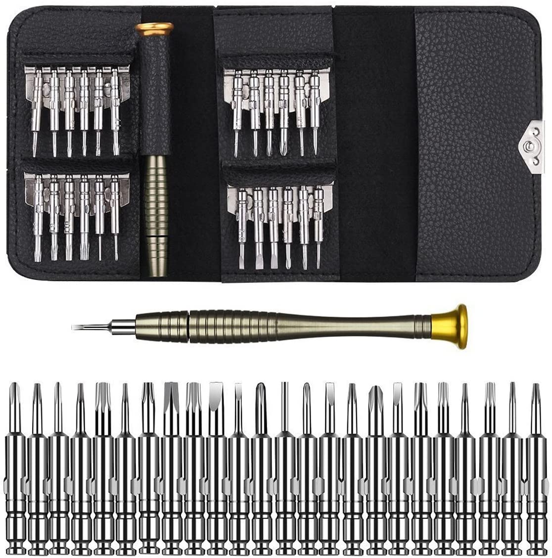 JOREST 38Pcs Kit Tournevis de Précision, Set Outils avec Torx T1 T2 T3 JOREST 38Pcs Kit Tournevis de Précision, Set Outils avec Torx T1 T2 T3