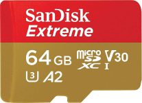 MicroSD SanDisck Extreme 64Go