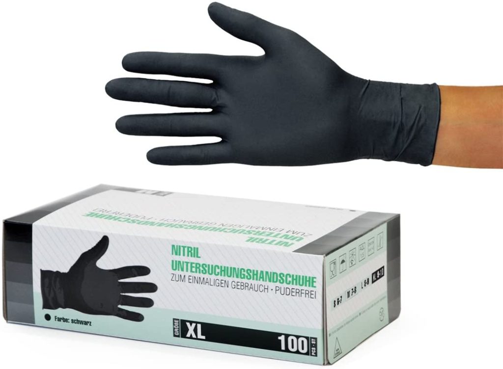 gants en nitrile 100pcs