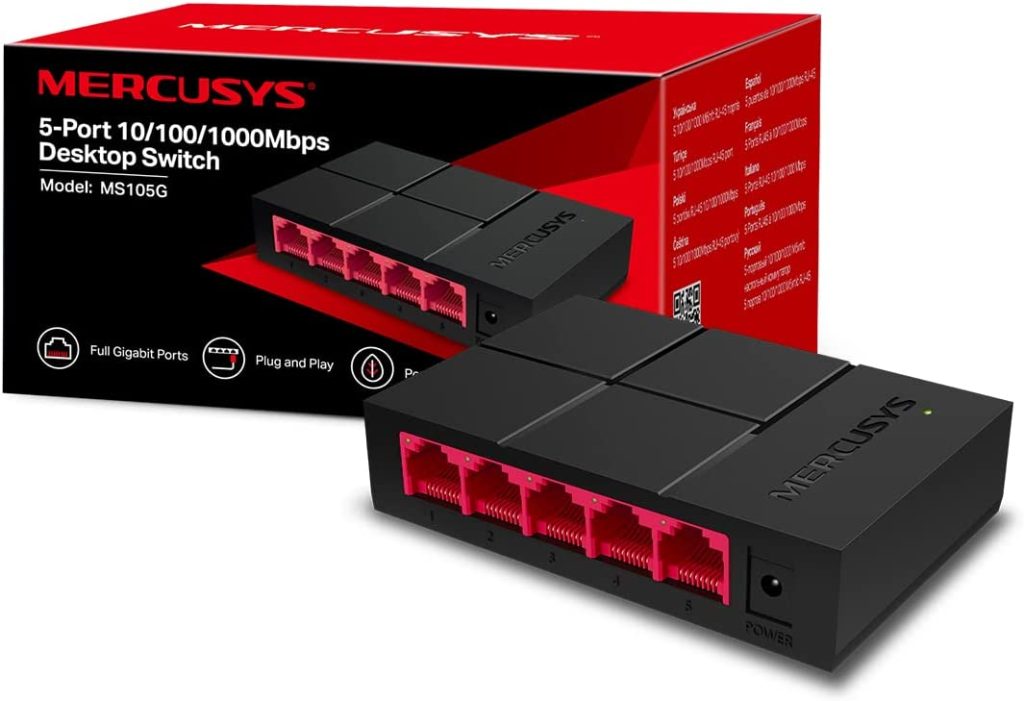 switch ethernet 5 porst