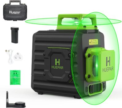 HUEPAR Niveau laser 2 x 360 rechargeable 1