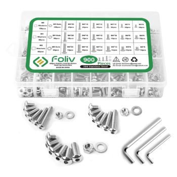 bouton a tete hexagonale 900pcs