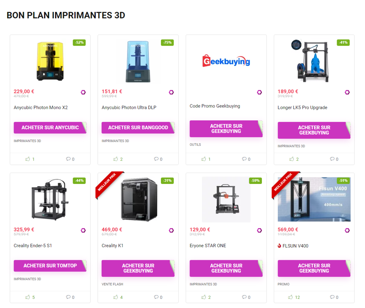 Feider (imprimante 3D) : fiche technique, tutoriel, test et prix