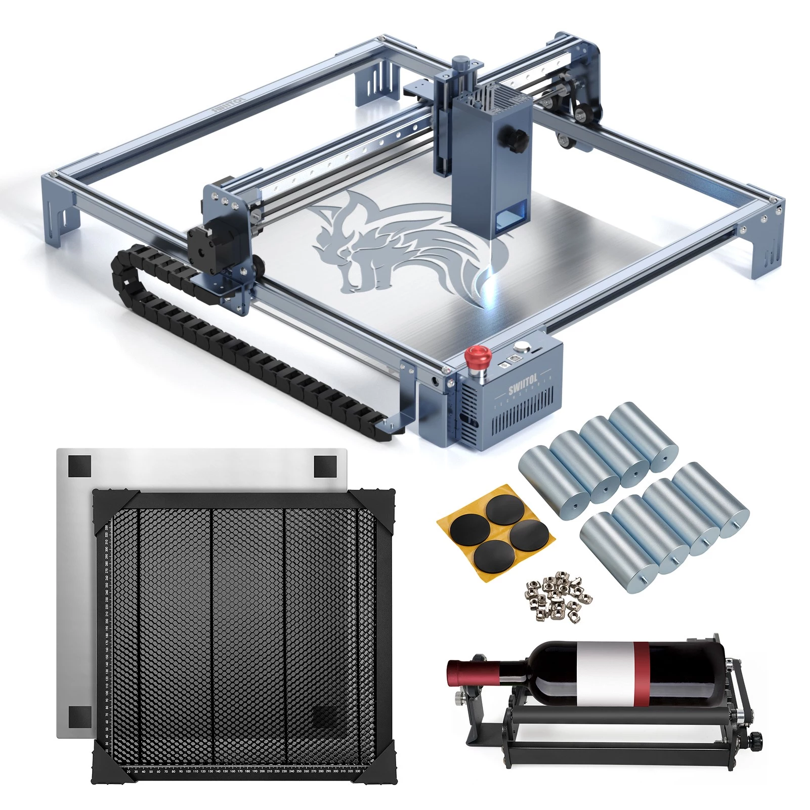Swiitol C24 Pro 24W Rotary Honeycomb LASER Nozzler