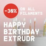 Coupon -30% Anniversaire Extrudr
