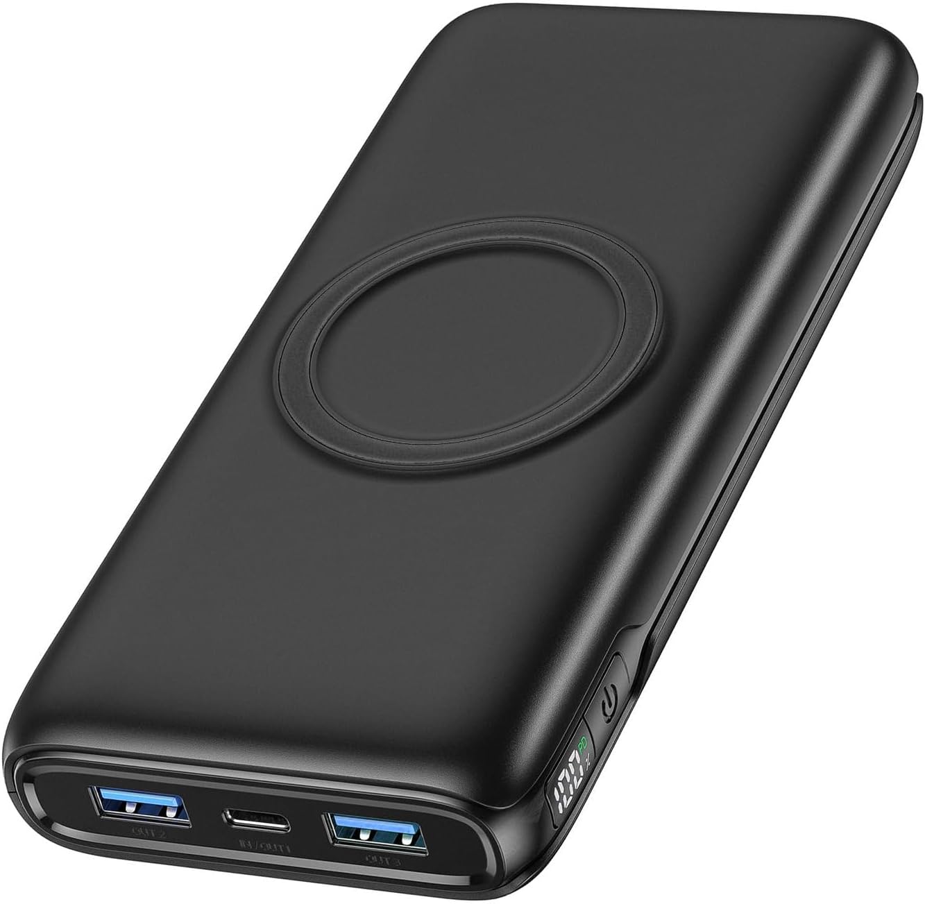 Power Bank 27000mAh Avec Câbles Intégrés - Charge Rapide 22.5W PD - Compatible IPhone, Android, Tablettes - 8