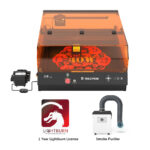 Mecpow X4 Pro 40W + purificateur de fumée 150 W + licence LightBurn