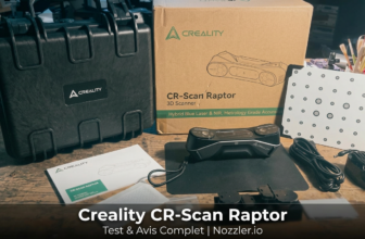 Test Creality Raptor : le scanner 3D laser bleu le plus précis du marché ?