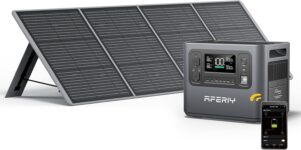 AFERIY Générateur Solaire 2400W avec 200W Panneau Solaire