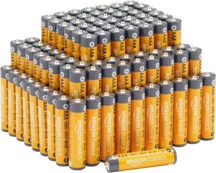Amazon Basics Lot de 100 piles alcalines AAA