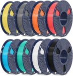 SUNLU Filament d’imprimante 3D Multicolore Paquet