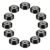 12 Pcs Imprimante 3D POM Poulie Roues 625Zz Poulie en Plastique