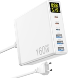160W GaN 6-Port Chargeur Rapide