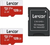 2 cartes Micro SD 128Go Lexar