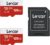 2 cartes Micro SD 128Go Lexar