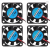 4x Ventilateurs 4010 12V Pengda Technology
