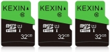 Lot de 3 Cartes MicroSD 32 Go