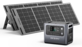 AFERIY Generateur Electrique Portable 2400W avec Panneau Solaire 200W x2