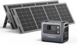 AFERIY Generateur Electrique Portable 2400W avec Panneau Solaire 200W x2