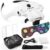AUTOPkio Lunette Loupe avec 4 LED Rechargeable