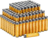 Amazon Basics Lot de 100 piles alcalines AAA