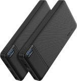 AsperX Batterie Externe 10000mAh Lot de 2
