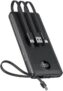 Batterie Externe 10000mAh avec Câbles Intégrés