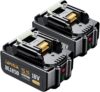 2 batteries BL1850B 18V 5.5Ah