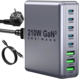 Chargeur USB C 210W