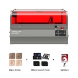 Creality Falcon2 Pro 40W + Lightburn License + Sheets and Art Set