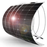 DOKIO 4PC Panneau Solaire Souple 100W 18V