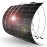 DOKIO 4PC Panneau Solaire Souple 100W 18V