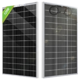 ECO-WORTHY Panneau Solaire Bifacial 12V