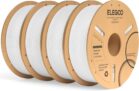 ELEGOO Filament PLA+1.75mm Blanc 4KG