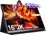 EVICIV Ecran Portable 2K 120Hz 16 Pouces